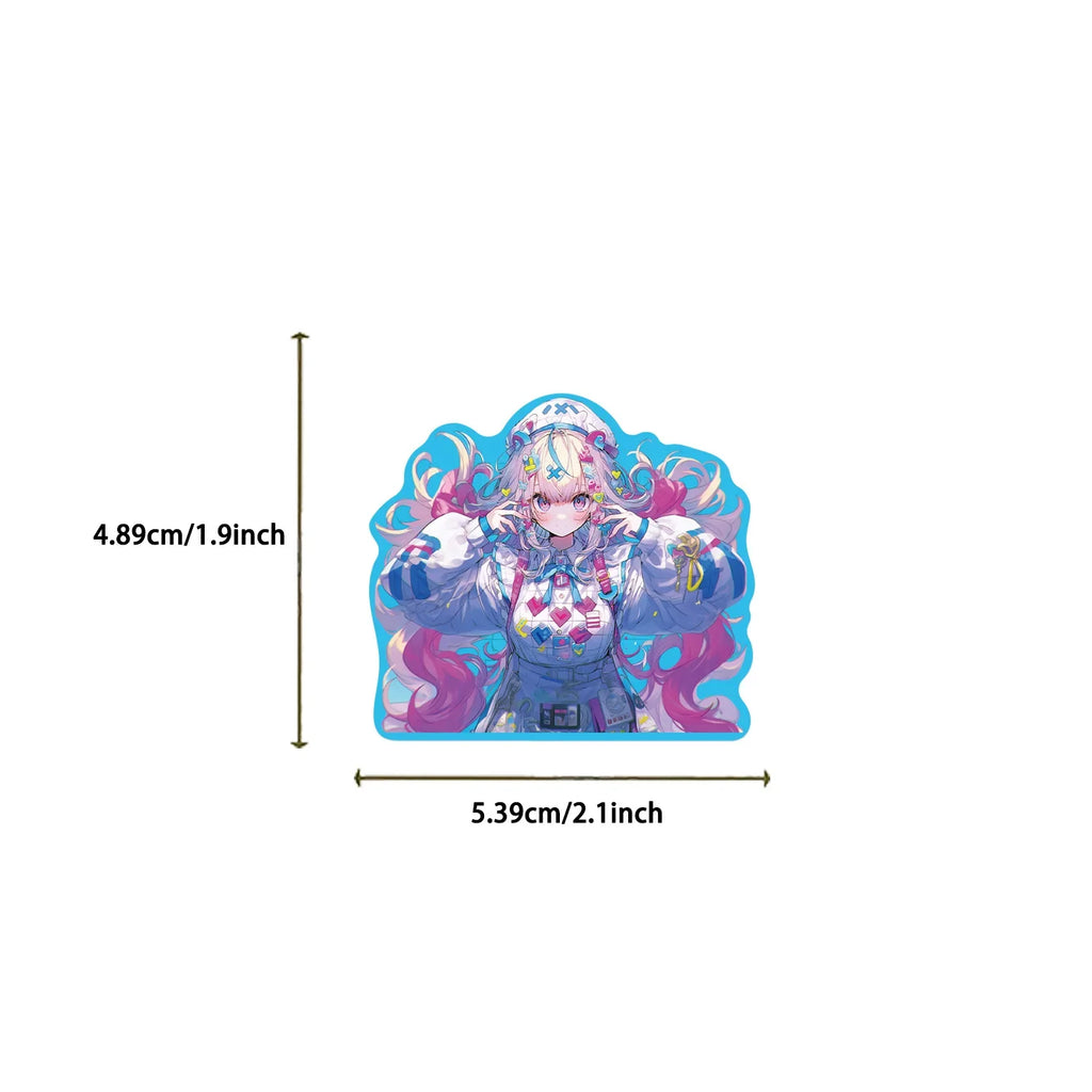 Sweet Girl Colorful Sticker Pack