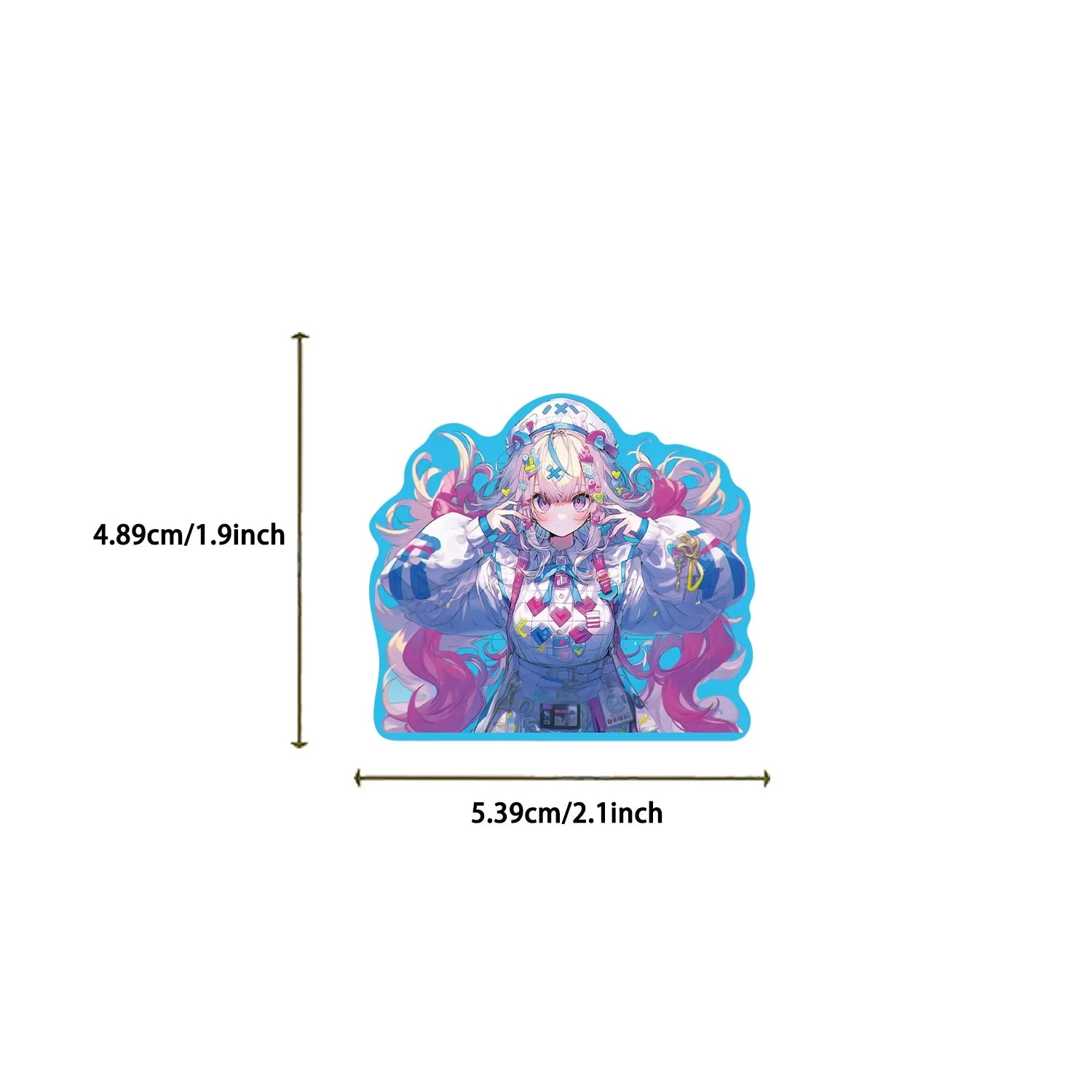 Sweet Girl Colorful Sticker Pack