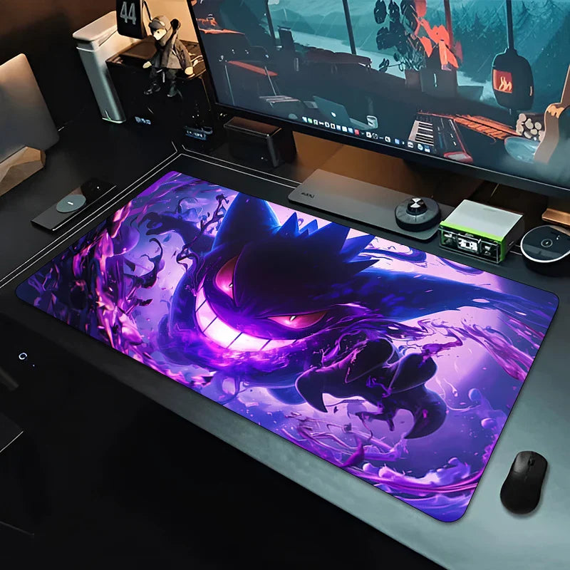 Gengar Pocket Monster Mouse Pad – Large Gaming Desk Mat
