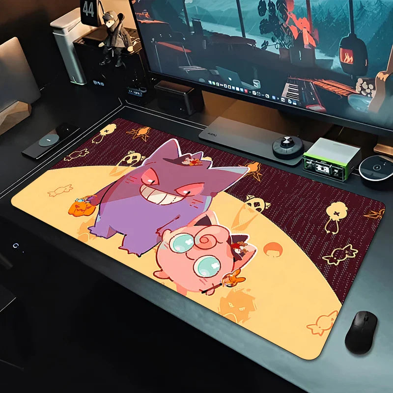 Gengar Pocket Monster Mouse Pad – Large Gaming Desk Mat