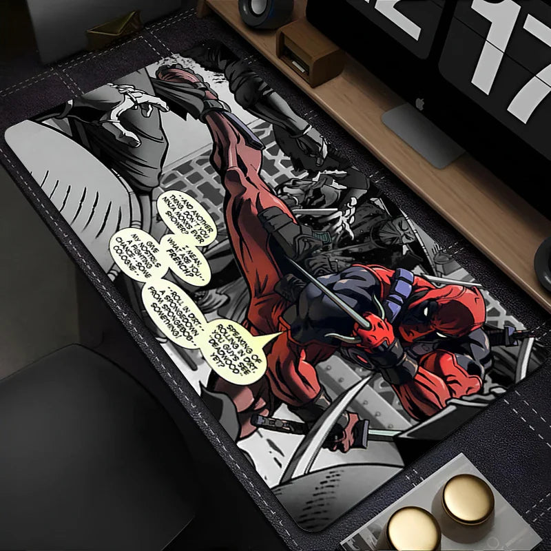 Deadpool Marvel Mouse Pad – XXL Gaming Desk Mat (900x400)