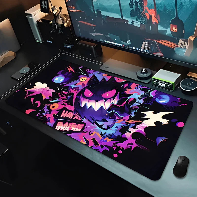 Gengar Pocket Monster Mouse Pad – Large Gaming Desk Mat