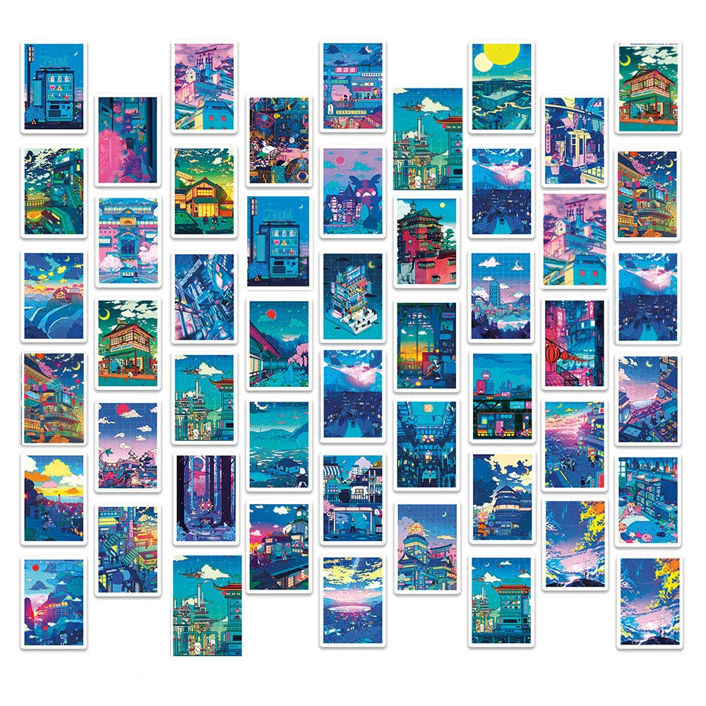 Aesthetic Night City Sticker Pack