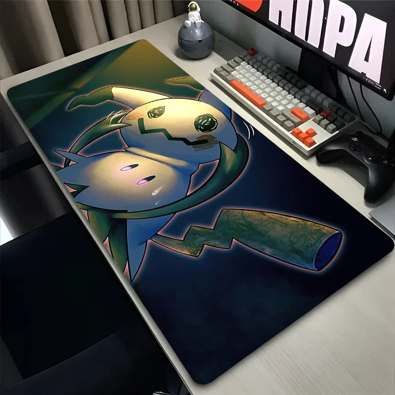 Mimikyu Pocket Monster Mouse Pad – Extended Gaming Desk Mat