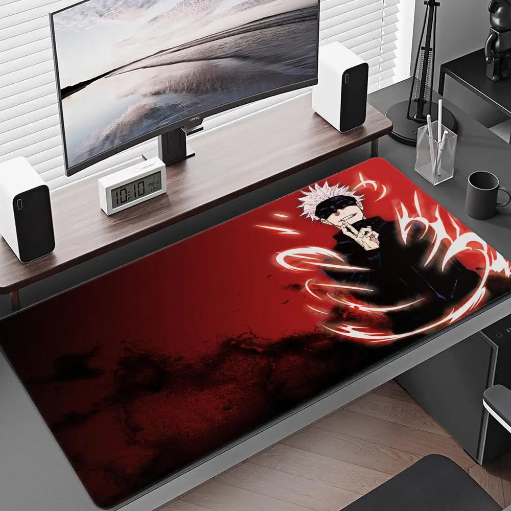 Satoru Gojo Mouse Pad – Anime Gaming Desk Mat (Black Series III)