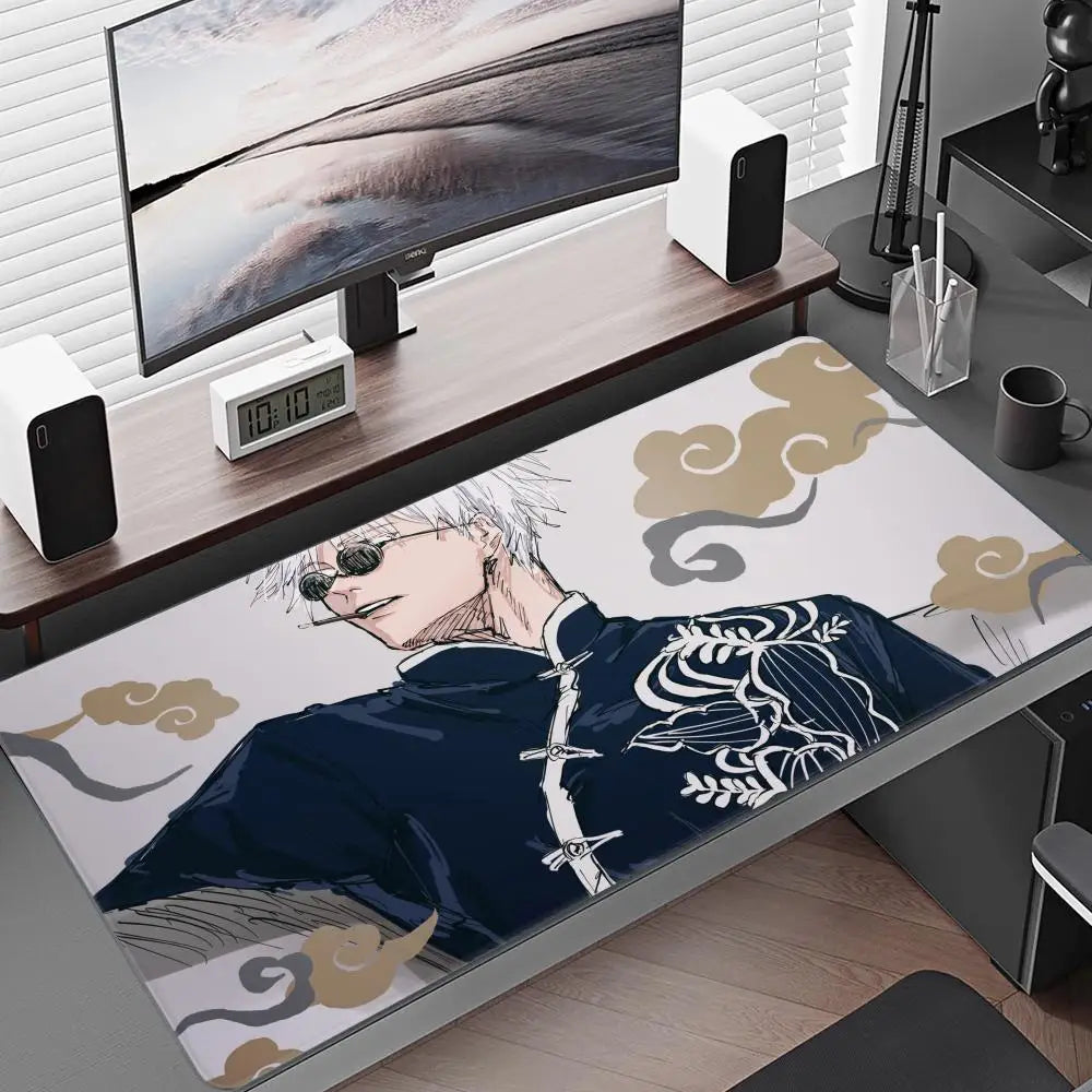 Satoru Gojo Mouse Pad – Anime Gaming Desk Mat (Black Series II)