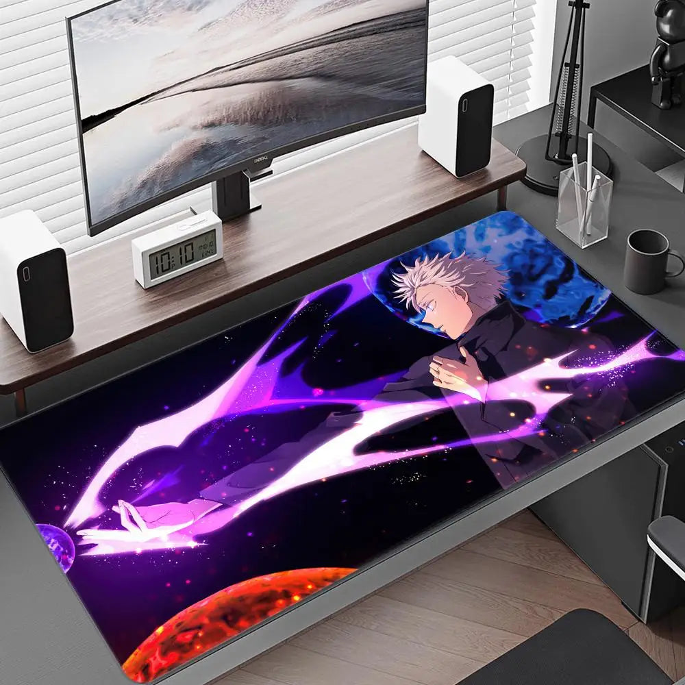 Satoru Gojo Mouse Pad – Anime Gaming Desk Mat (Black Series II)