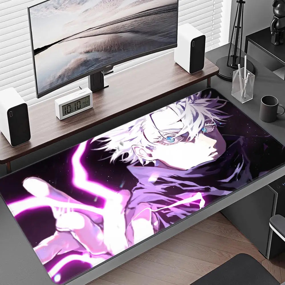 Satoru Gojo Mouse Pad – Anime Gaming Desk Mat (Black Series II)