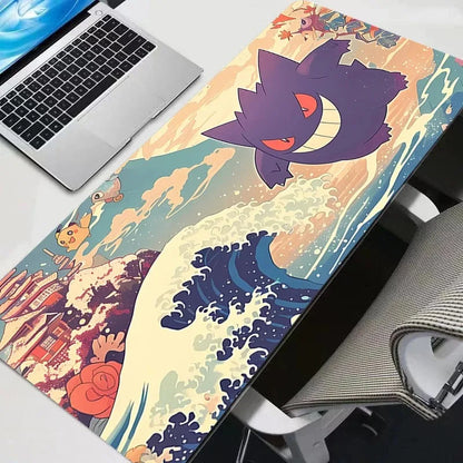 Pokémon Gengar Extended Gaming Desk Mat – Stitched Edges