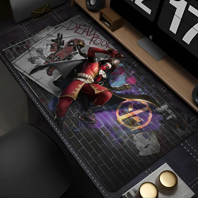 Deadpool Marvel Mouse Pad – XXL Gaming Desk Mat (900x400)