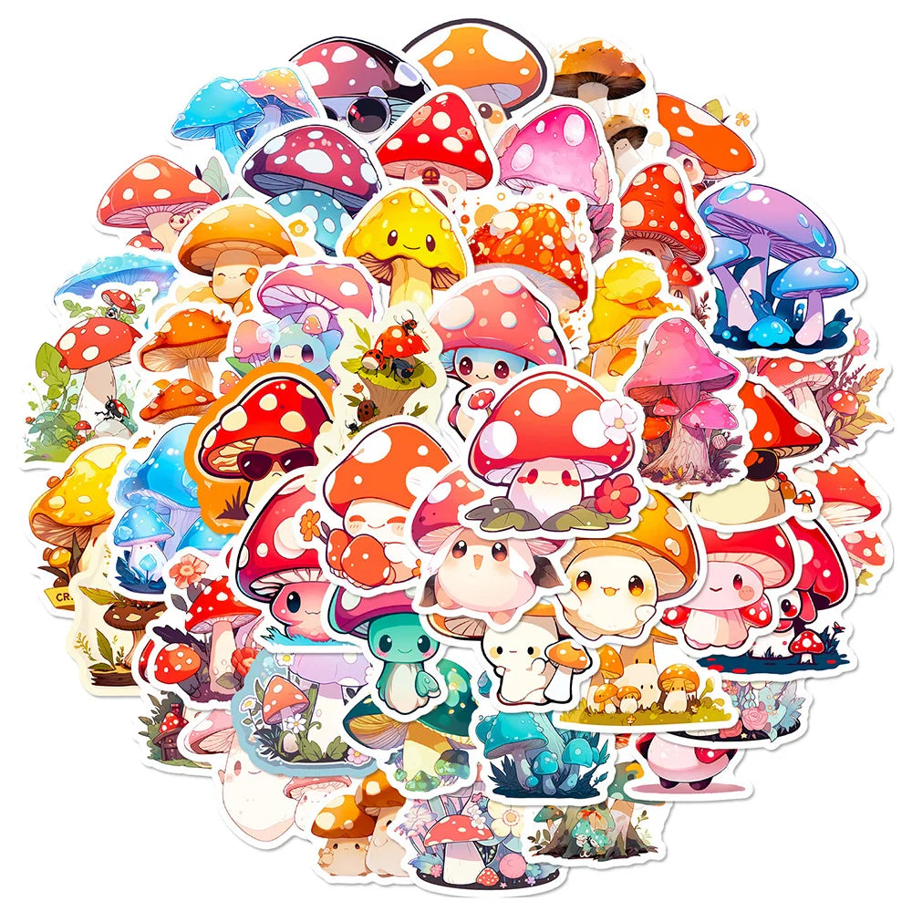 Kawaii Mushroom Sticker Pack