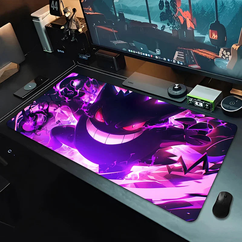 Gengar Pocket Monster Mouse Pad – Large Gaming Desk Mat