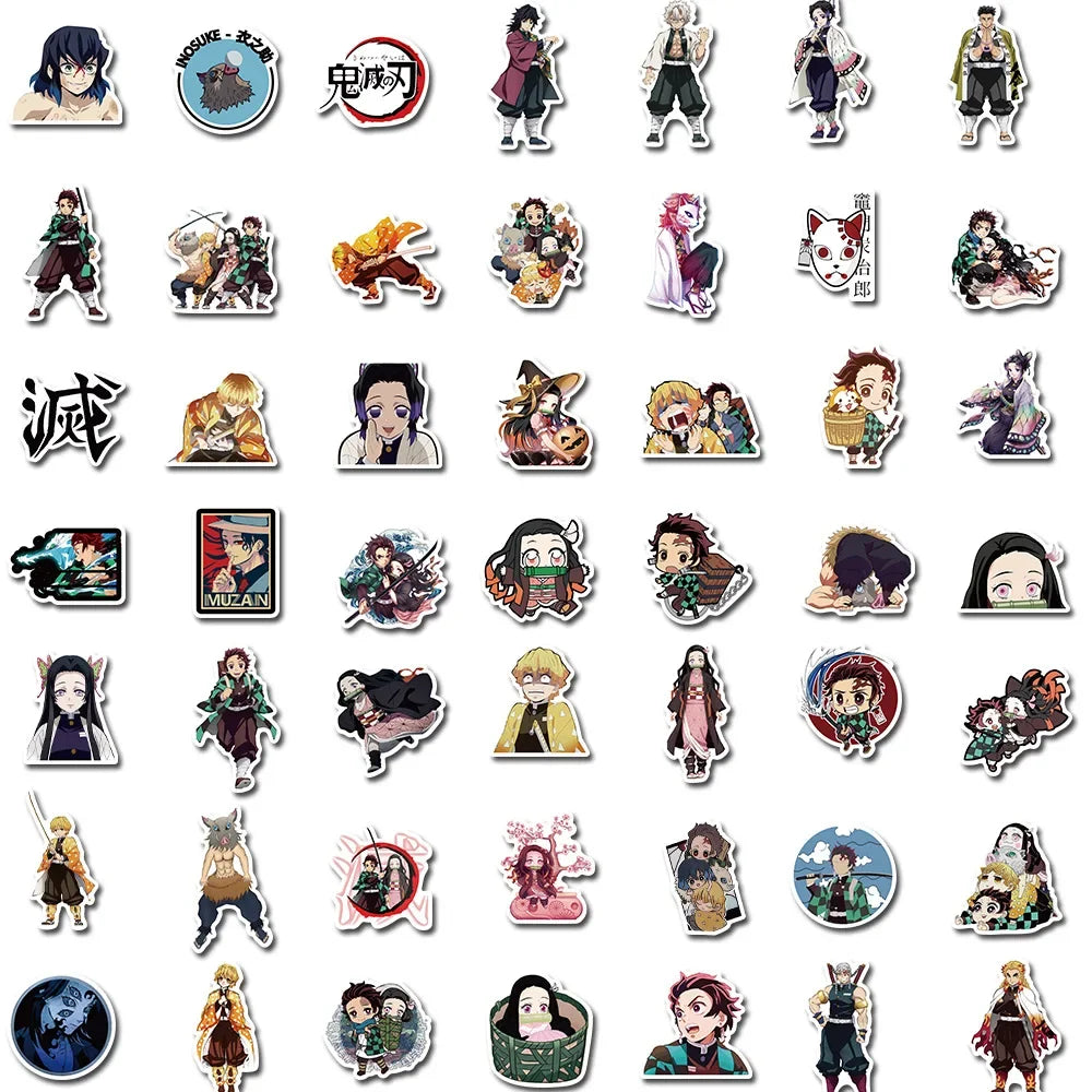 Demon Slayer Anime Sticker Pack