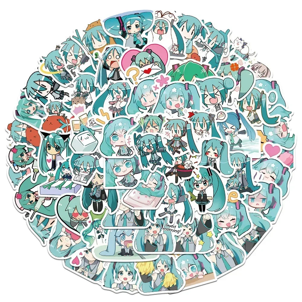 Hatsune Miku Kawaii Sticker Pack (65pc)