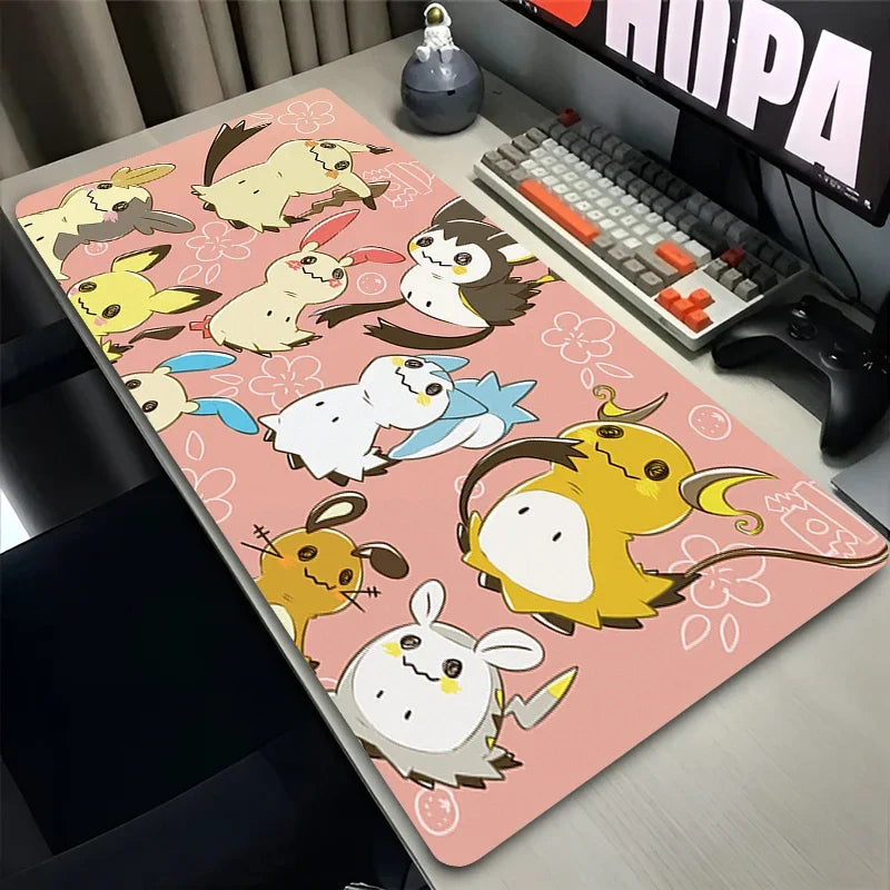 Mimikyu Pocket Monster Mouse Pad – Extended Gaming Desk Mat