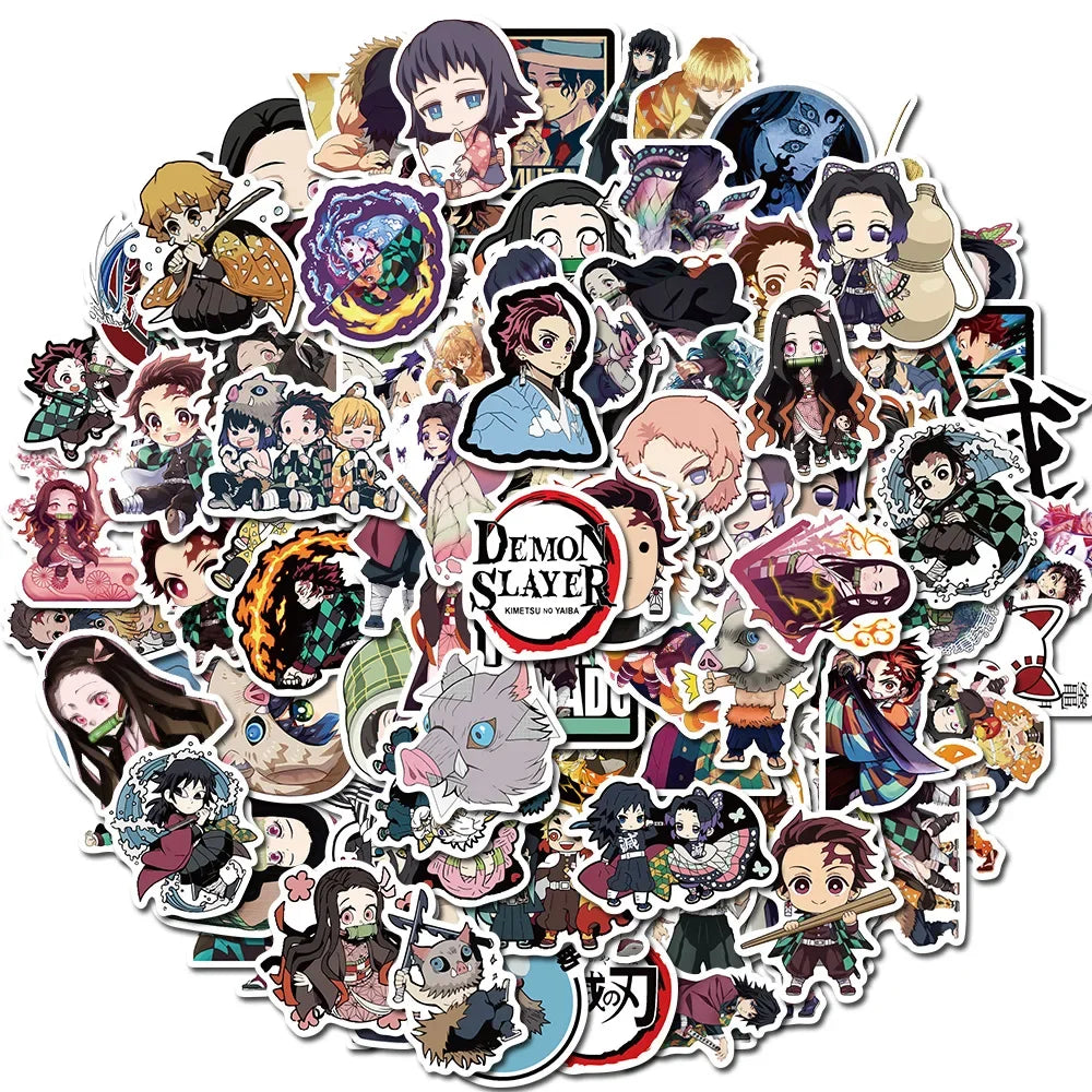 Demon Slayer Anime Sticker Pack