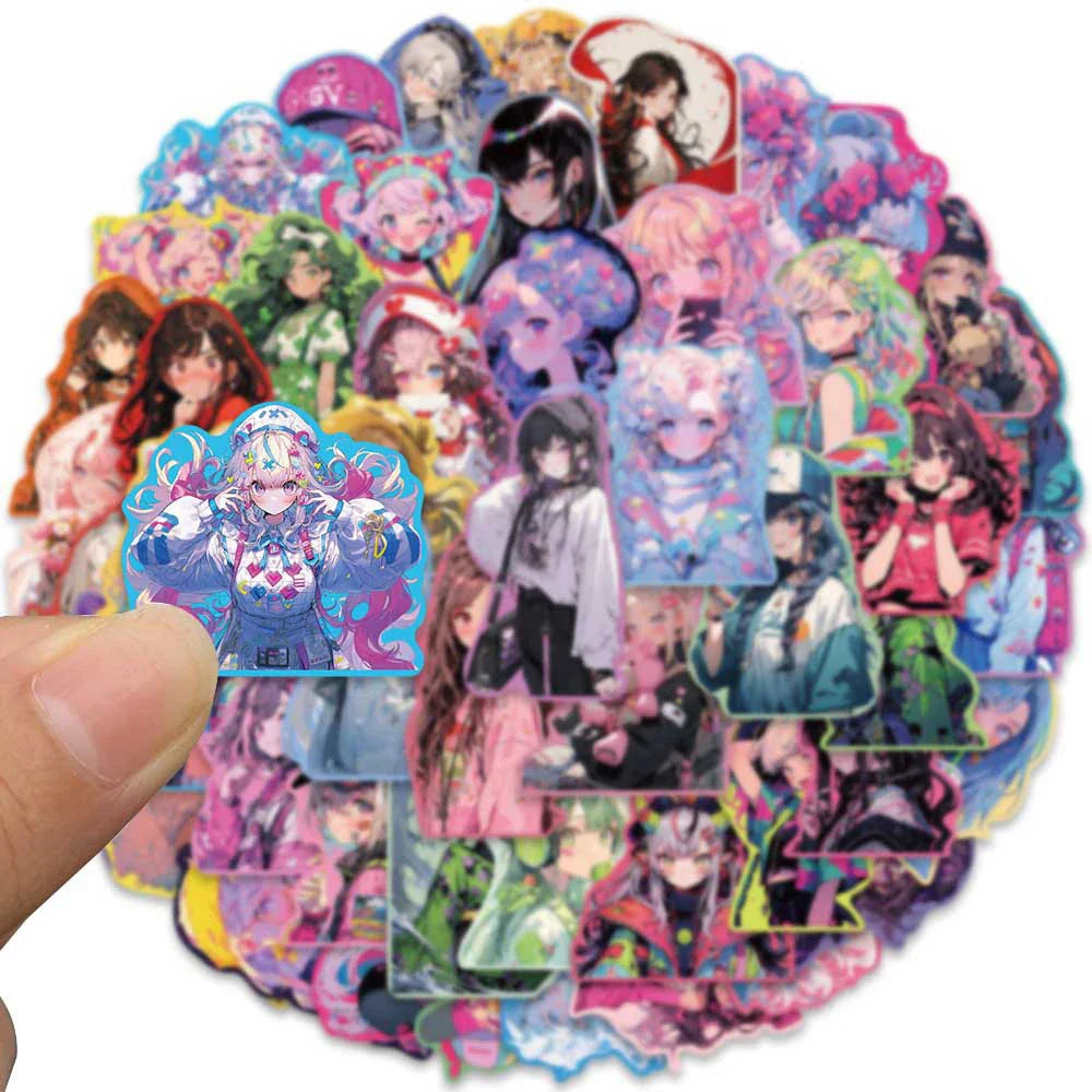 Kawaii Anime Girl Sticker Pack