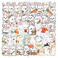 Cute Rabbit Animal Sticker Pack