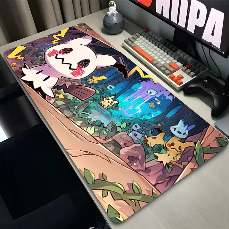 Mimikyu Pocket Monster Mouse Pad – Extended Gaming Desk Mat