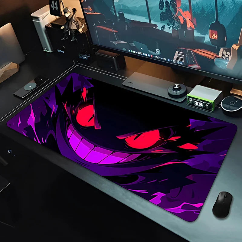 Gengar Pocket Monster Mouse Pad – Large Gaming Desk Mat
