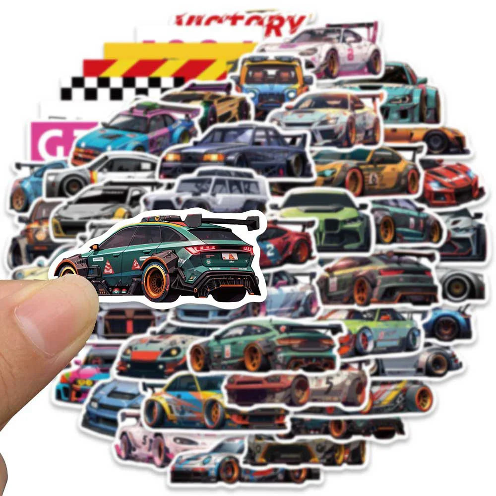 JDM Racing Anime Sticker Pack