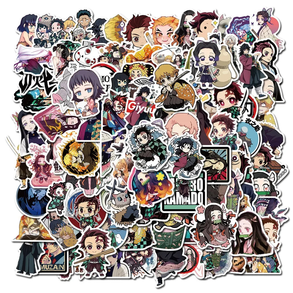 Demon Slayer Anime Sticker Pack