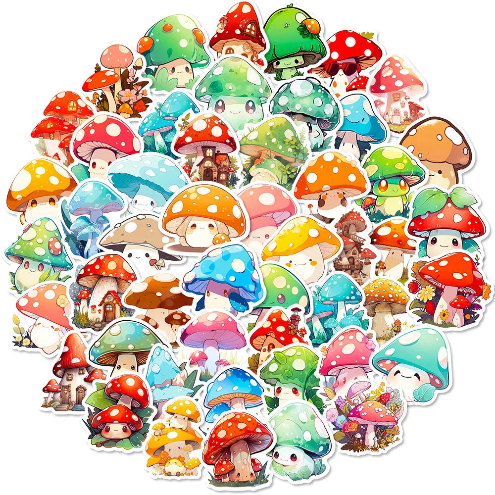 Kawaii Mushroom Sticker Pack