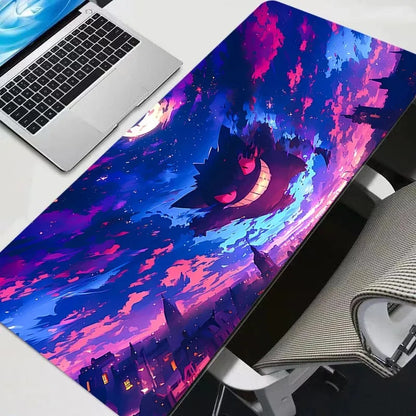 Pokémon Gengar Extended Gaming Desk Mat – Stitched Edges