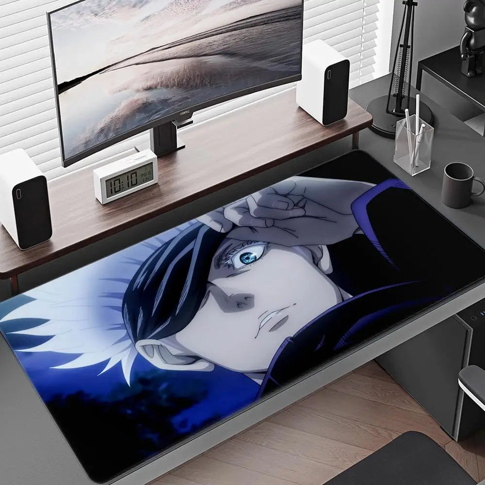 Satoru Gojo Mouse Pad – Anime Gaming Desk Mat (Black Series III)