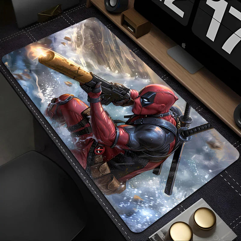 Deadpool Marvel Mouse Pad – XXL Gaming Desk Mat (900x400)