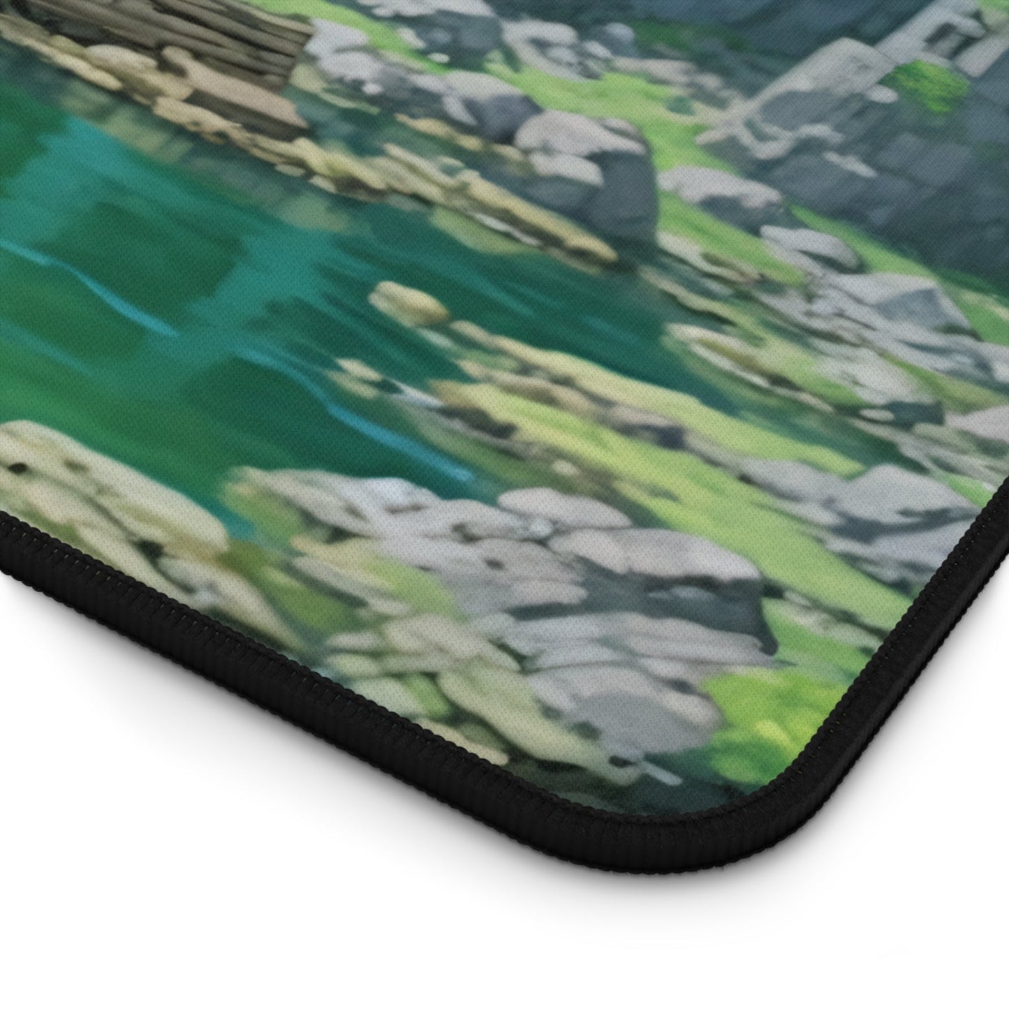 Blue Lagoon Anime Gaming Desk Mat – Non-Slip | Moikas