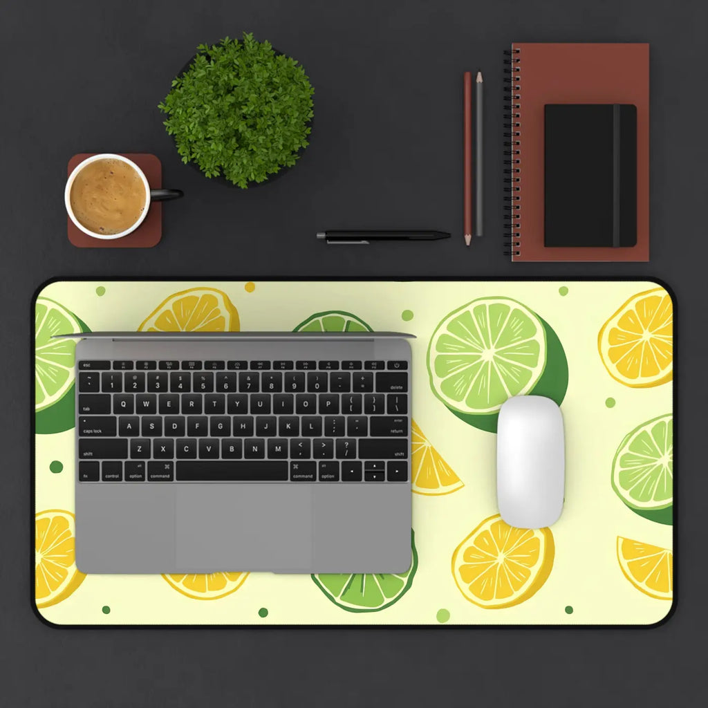 Citrus Pattern Desk Mat – Large Microfiber - Dipaliz