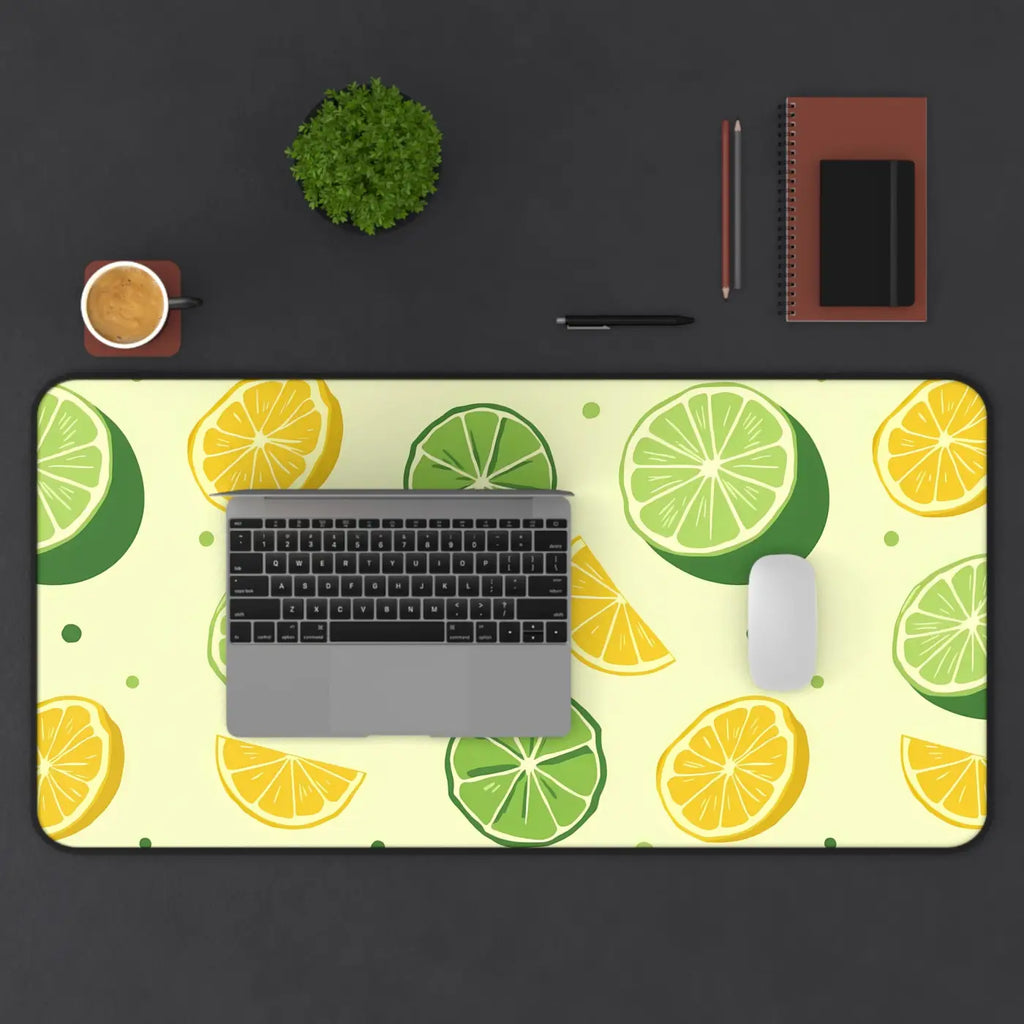 Citrus Pattern Desk Mat – Large Microfiber - Dipaliz