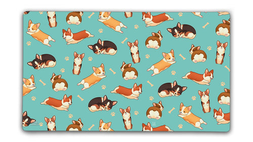 Corgis Desk Mat