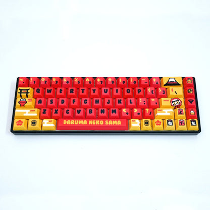 Daruma Neko Sama keycap set by Michael Chuah