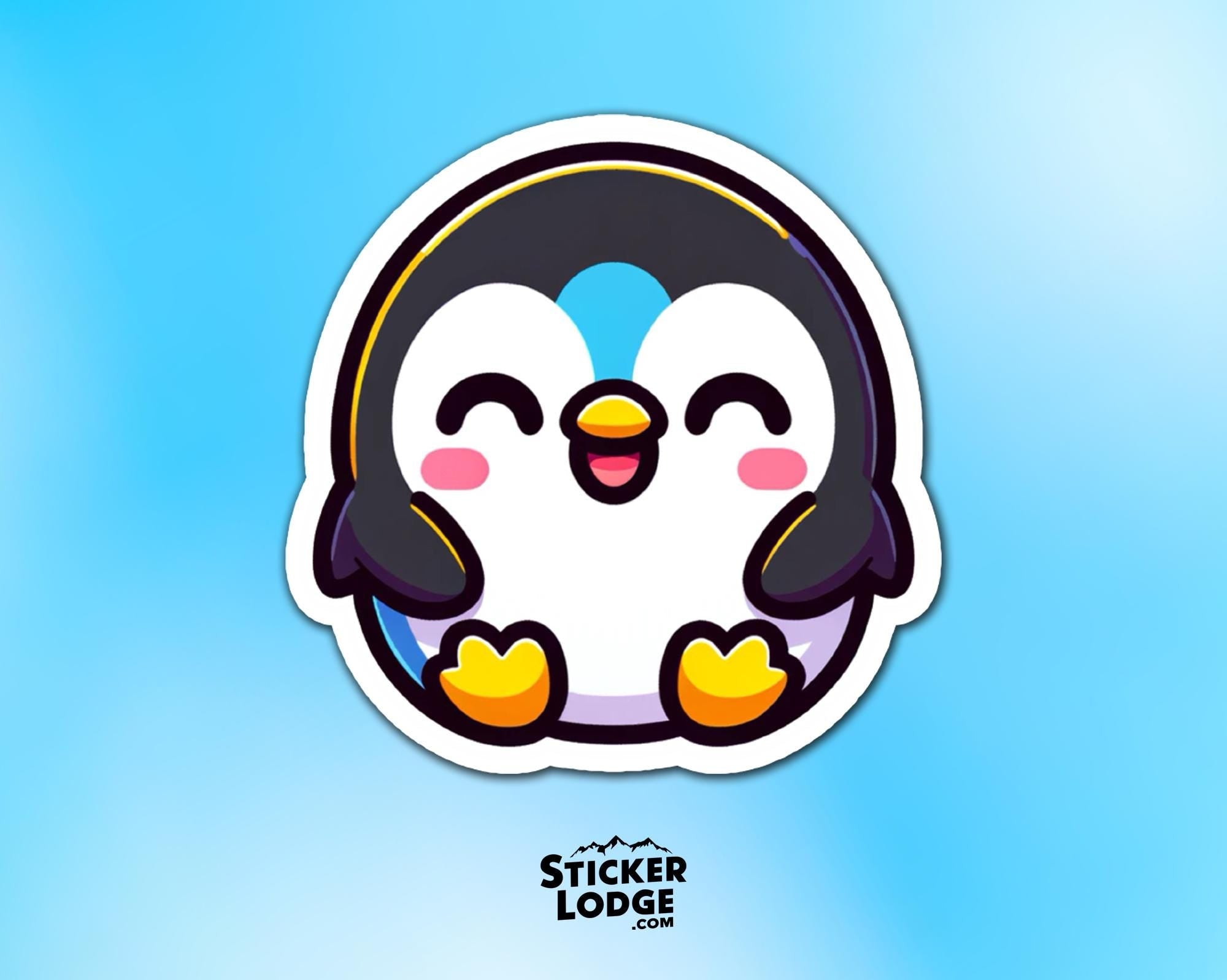 Kawaii Penguin Vinyl Sticker