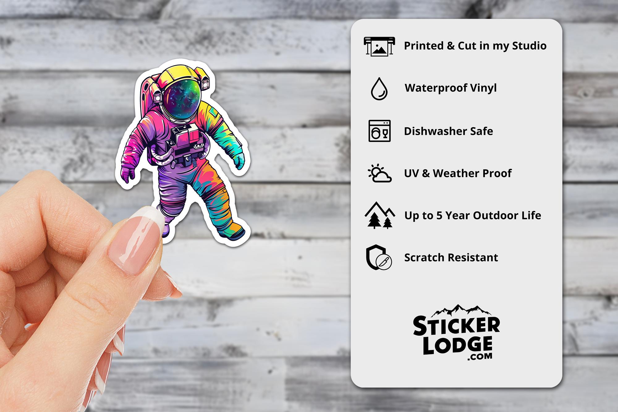 Astronaut Voyager Vinyl Sticker
