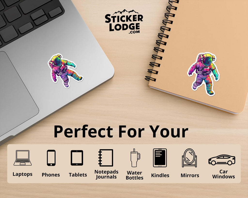 Astronaut Voyager Vinyl Sticker