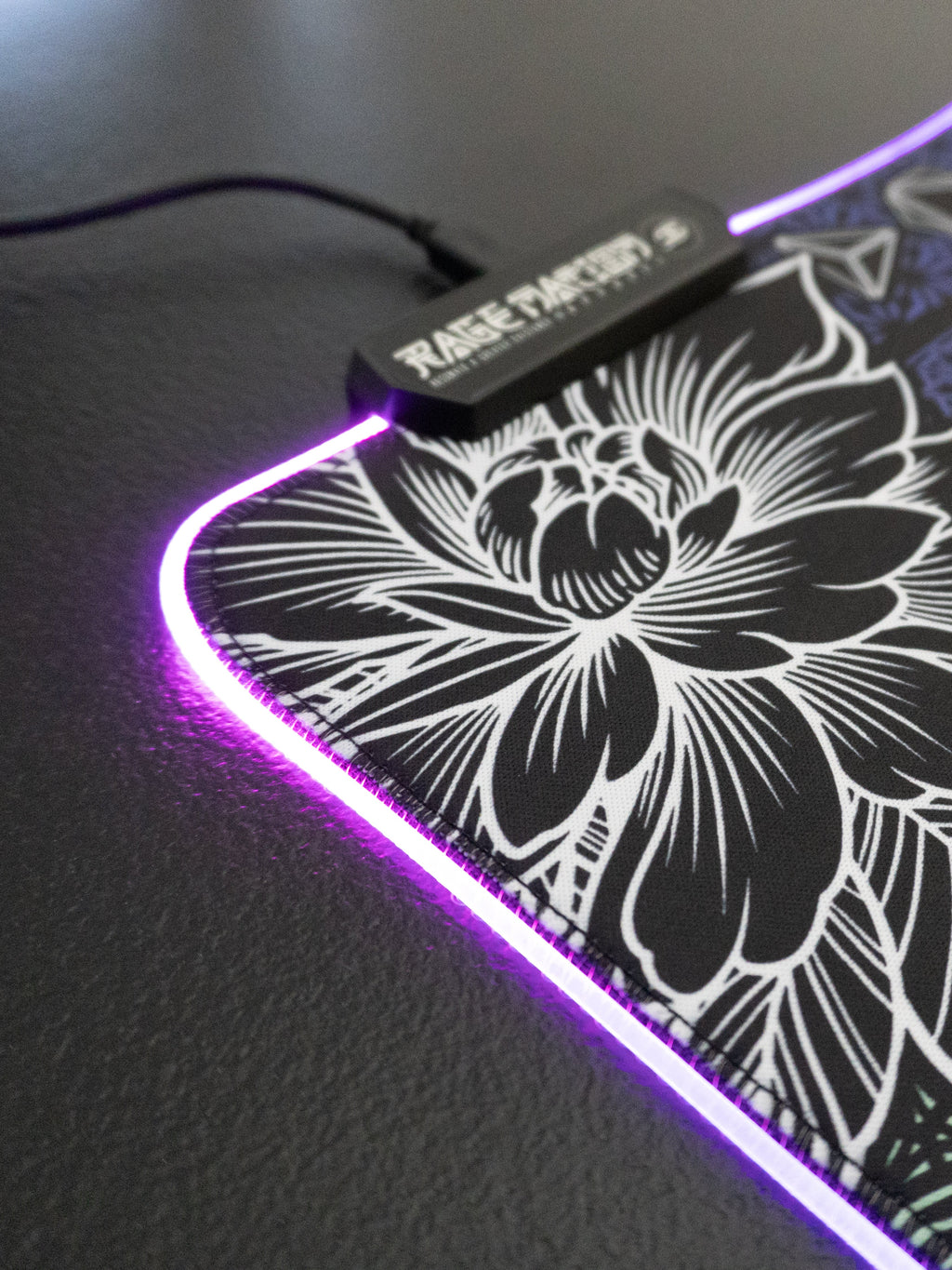 WOUNDS TO WISDOM V2 ✦ ETHEREAL HUES ✦ XXL RGB Gaming Mouse Pad