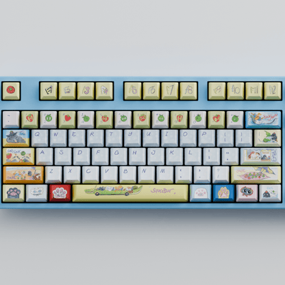 Myni Mart Family Summer Holiday 100% RGB Mechanical Keyboard(Collabs)