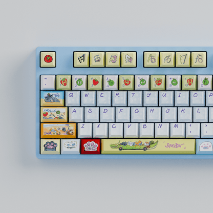 Myni Mart Family Summer Holiday 80% RGB Mechanical Keyboard(Collabs)