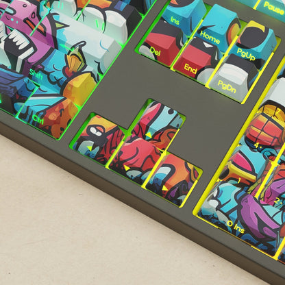 Nachocustomz friends Keycaps