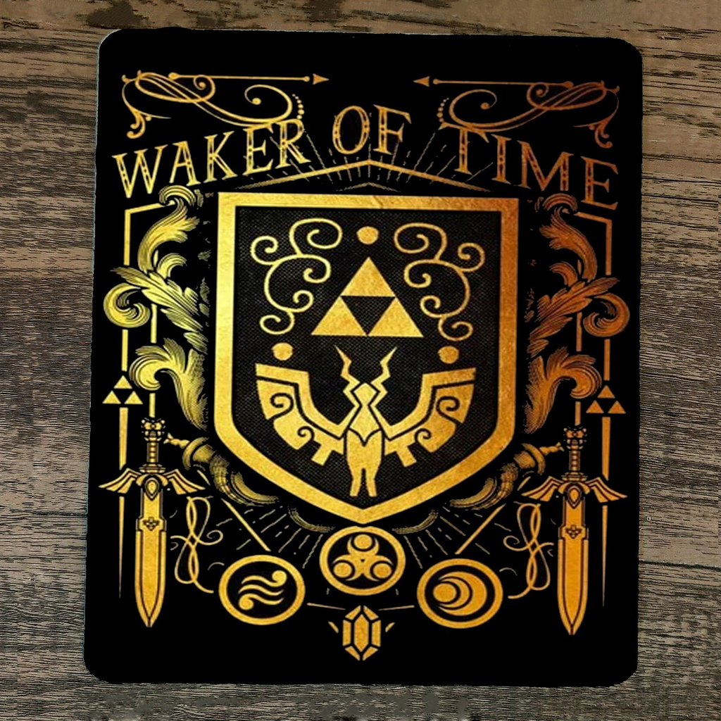 Zelda: Waker of Time Themed Mouse Pad with Non-Slip Base and Smooth Precision Surface, Ideal for Gaming and Office Use, Measuring Approximately 10 by 8 Inches