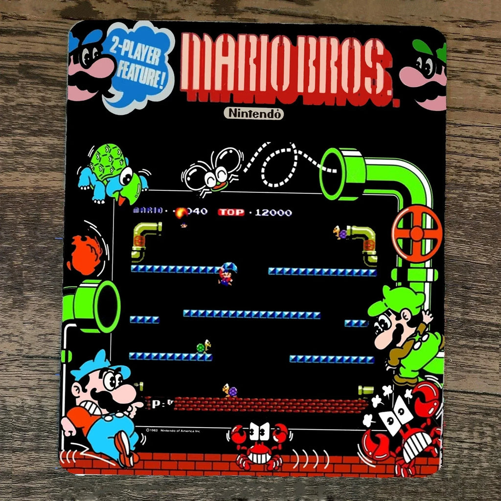 Original Mario Bros Arcade Mouse Pad