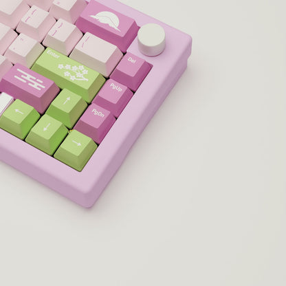 Sakura Design Keycaps and Mechanical Keyboard