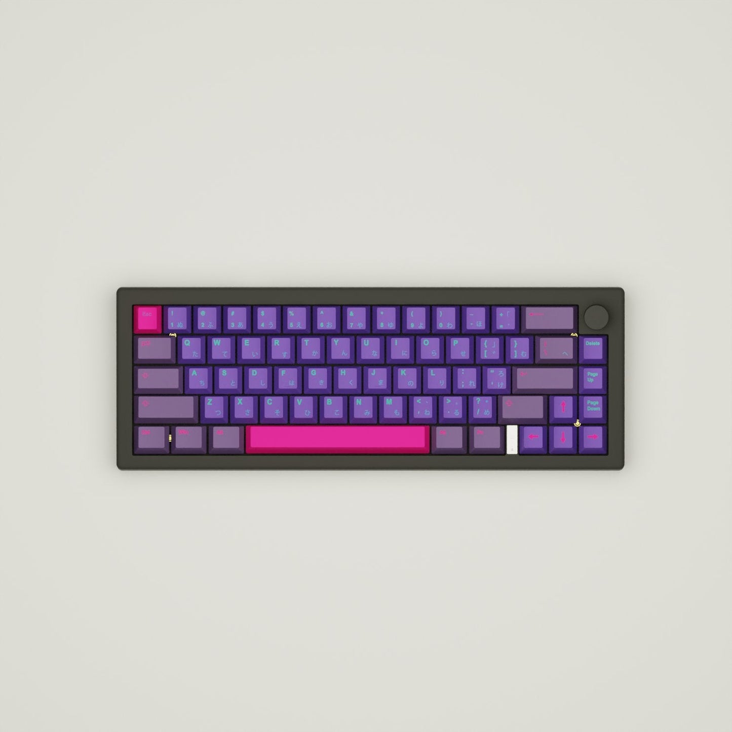 Techno Design Keycaps and Mechanical Keyboard
