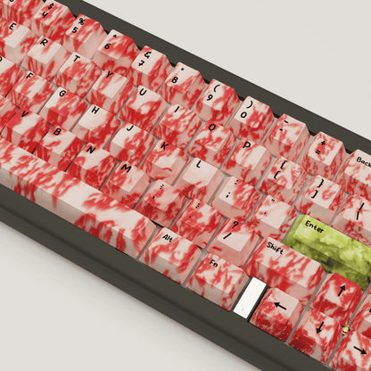 Wagyu Design Keycaps and Mechanical Keyboard